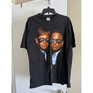 Vintage Elton John Billy Joel Summer of '94 Concert Tshirt Tour Merch Size XL